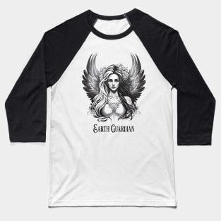 Female Earth Guardian Angel - Stay Stylish and Eco-Friendly Sticker Baseball T-Shirt